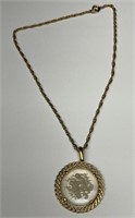 Vintage Trifari Costume Jewelry Necklace & Pendant