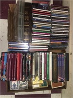 Assortment of DVD and CDs