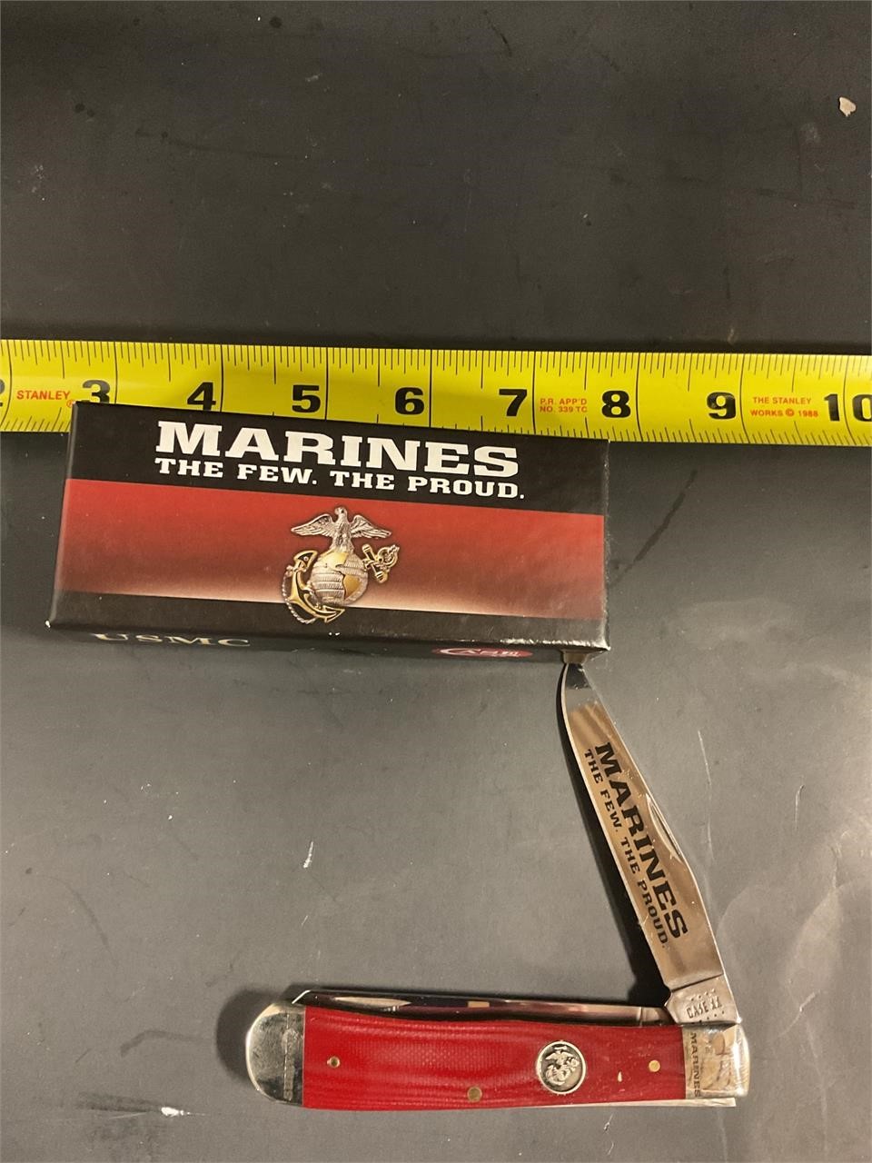 Case USMC pocket knife inbox