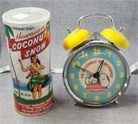 Hawaiian Coconut Snow exotic mixed drink tin,