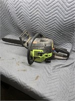 Poulan model P 34 16.  16 inch chainsaw owner says