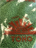 Toho 12/0 cut beads. Medium green. Five –half