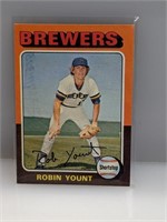 1975 Topps #223 Robin Yount HOF Milwaukee Brewers