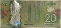 Canada 2012 20 Dollar Banknote