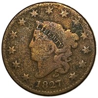 1827 Coronet Head Large Cent