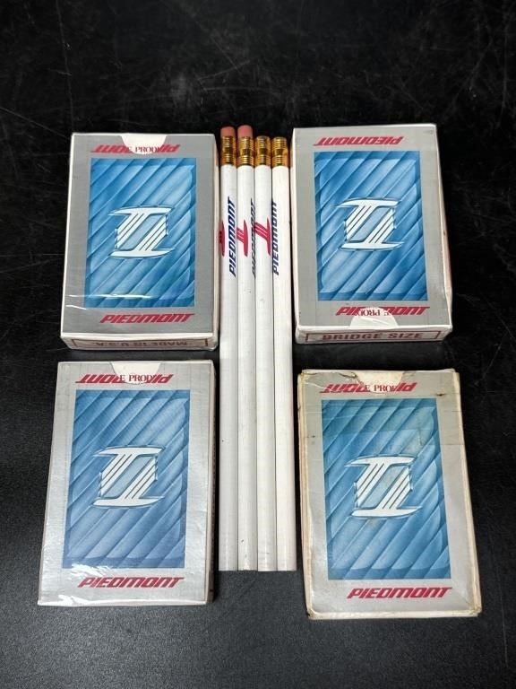 Piedmont Airlines Playing Cards(3 unopened Packs)