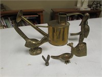 brass sprinkler,birds & items