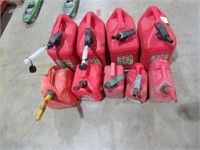 (qty - 9) Plastic Gas Cans-