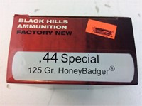 (50)BLACK HILLS AMMO. .44 Special HP