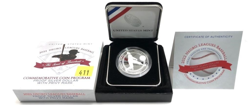 2022 Negro League Commemorative dollar, Proof