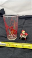 Vintage Little Red Riding Hood Glass Tumbler