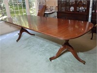 Great Davis Cabinet Company pedestal table.