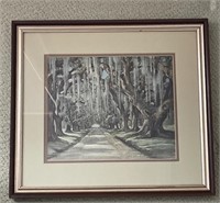 Verner, E O. Avenue at the Oaks. Print