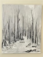Joyce. Bleak Winter. Acrylic on Canvas
