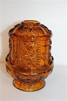 Vintage Amber Colored Fairy Lamp