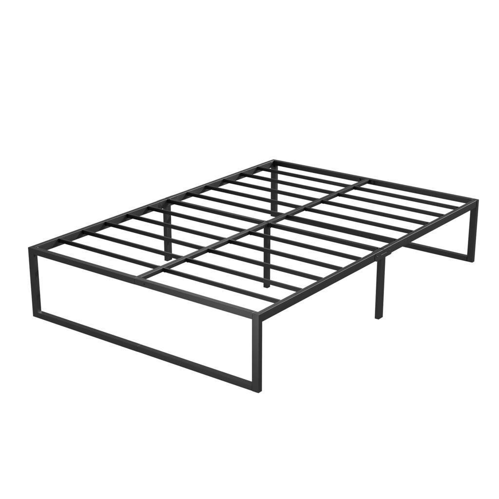 OLALITA Black Queen Bed Frame with Open-End