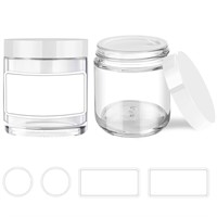 Small Glass Containers with Lids  Tecohouse 4 oz