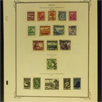 Chile Stamps 1930s-1970s Used and Mint collection