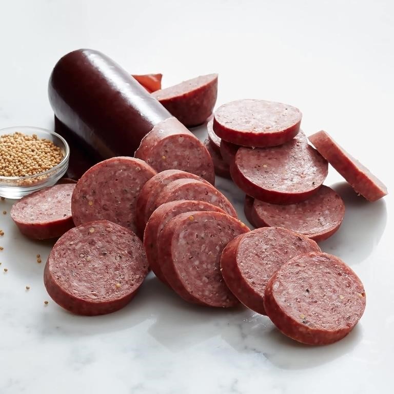 Sealed - Hickory Farms Saucisse d'été au bœuf Sign