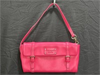 Kate Spade NY Double Buckle Leather Clutch Bag
