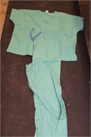 Scrubs & lab coats-various sizes - tops & pants