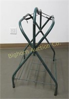 Green Metal Saddle Stand/Rack