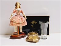 Serving Tray, Vase, Doll, Trinket Box