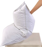 White Goose Feather Bed Pillows