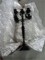 Black candelabra for bridal table.  Roughly 4 foot