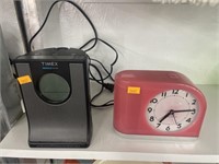 Timex projection clock, alarm clock