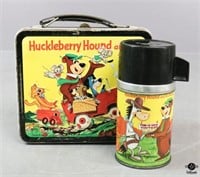 Vintage Huckleberry Hound Lunch Box w/Thermos