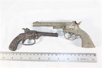 Pair of Vintage Metal Toy Cap Guns