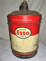 Vintage 5 Gal. Esso Can