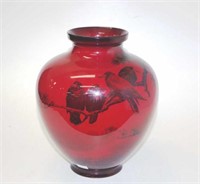 Royal Doulton Flambe vase