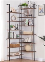 HOMISSUE Corner Bookshelf,12-Tier L Shaped