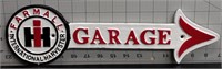 Cast iron Farmall international harvester garage