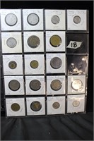 18 Misc International Coins