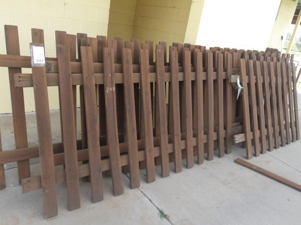 Approx 60ft of Treated Wood Fence