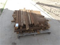 Pallet of treated wood