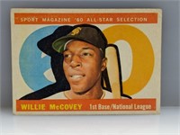 1960 Topps #554 Willie McCovey HN All Star HOF