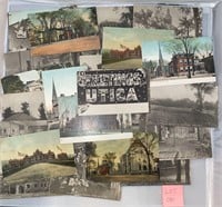 30 Utica, NY Antique/VTG Postcards Ephemera