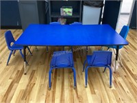 Kids Table & 6 Chairs