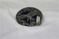 An Enamel Belt Buckle