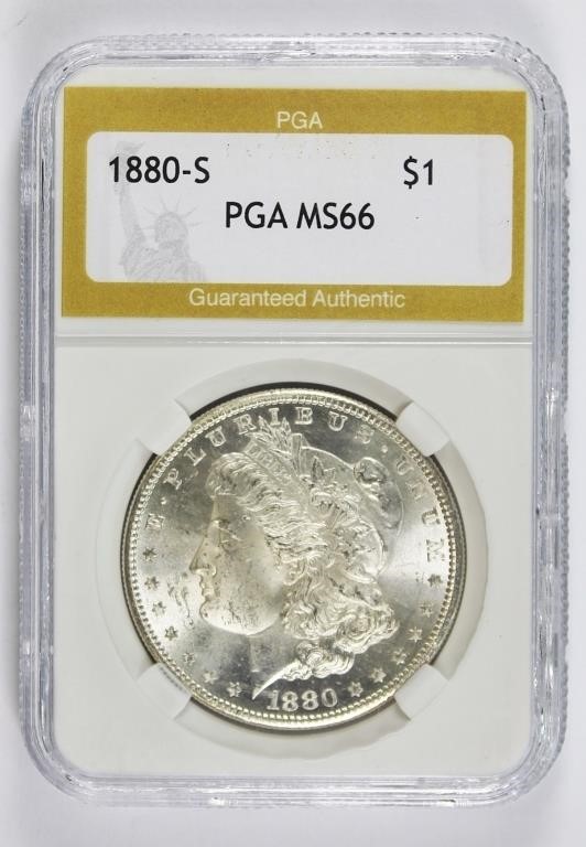 1880-S MORGAN SILVER DOLLAR