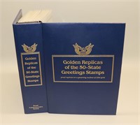 Golden Replicas of the 50 State Greetings Stamps
