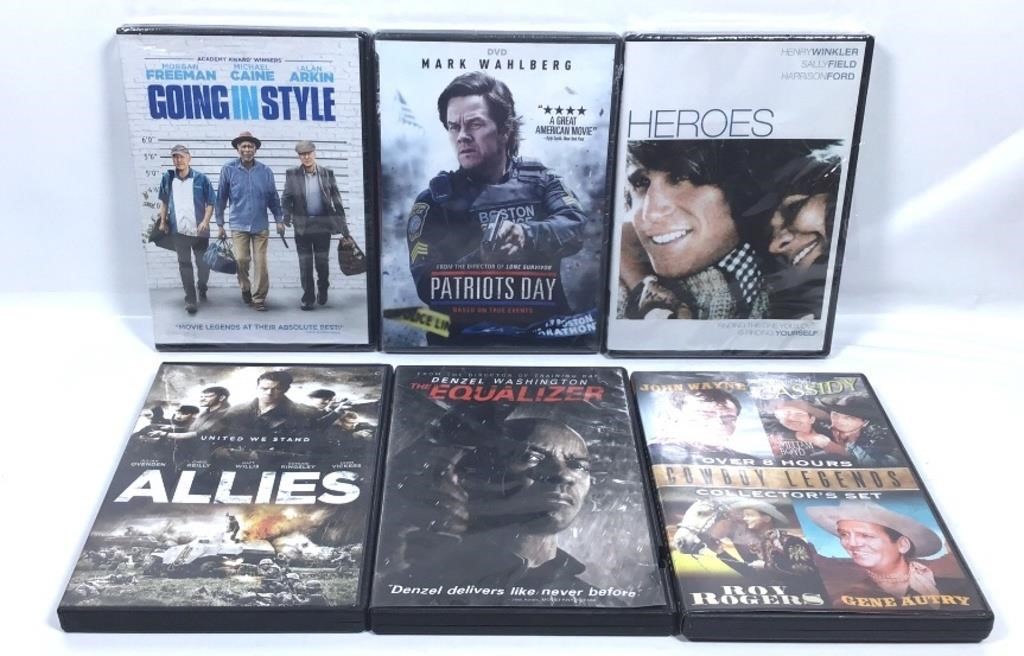 New Damaged Box Lot of 6 DVD’s