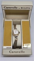 Caravelle by Bulova ladies watch with case marked