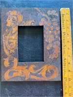 Antique Hand Carved Picture Frame