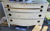 NICE WHITE DRESSER- NEEDS REPAIR