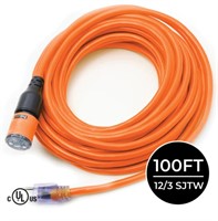 100FT 12/3 SJTW PRO LOCK FLUORESCENT ORANGE